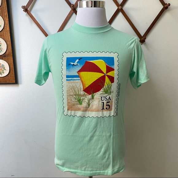 1990 Vintage United States Postal Service Stamp 15 Tee - Picture 11 of 16
